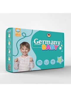 Buy germany Baby Diapers, Size 6, XXL, 15- 27 Kg - 40 Pieces in Egypt