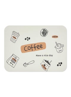 Buy Coffee Bar Mat Accessories for Kitchen Counter and Coffee Machine Countertops with Super Absorbent Drainage Mat, Drying Mat for Coffee Machine Dish Rack, Quick Dry Mat in UAE