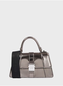 Buy Must Metallic Zip Around Crossbody in UAE