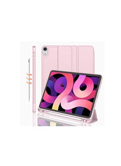 اشتري iPad Air 11 Inch Case 2024 (6th Generation), iPad Air 5th Generation Case 2022/4th Generation Case 2020 10.9 Inch with Pencil Holder, Trifold Stand Smart Case (Pink) في مصر