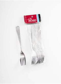 Buy Japanese steel eating fork 12 pieces in Saudi Arabia