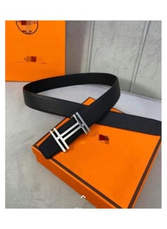 Buy Men Belts H Logo Leather for Classic Unique Design Business Elegant Feel Fashion Comfortable Colorful Belts For Women in UAE