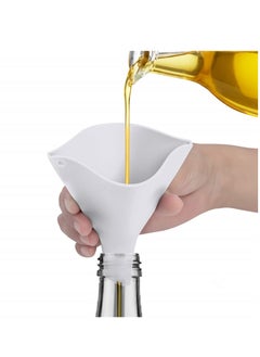 اشتري Collapsible Kitchen Funnel for Easy Liquid Transfer and Bottle Filling, Food Grade, Perfect for Powders and Liquids, Essential Kitchen Tool في الامارات