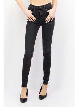 اشتري Women Super Skinny Fit Washed Stretchable Jeans, Black في الامارات