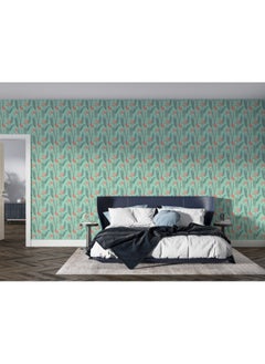 Buy A Seamless Pattern With A Bird Of Paradise Flowers.
 Fabric Wallpaper Covers An Area ​​Up To 4.2Mx3M With Adhesive And Smoothing Tool in Egypt