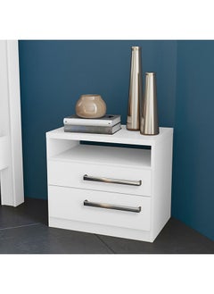 Buy Londrina 2-Drawer Nightstand 54x48cm in UAE