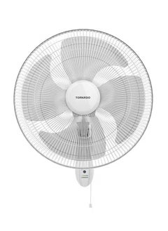 Buy TORNADO Wall Fan 18 Inch 4 Blades White TWF-18W in Egypt