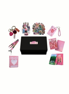 Buy Kpop Twice New Album Between 12 Merchandise Gift Box with Photocards Lanyard Sticker Keychain Pack for Fans in Saudi Arabia