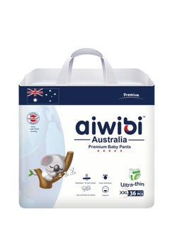 اشتري Aiwibi Premium Diaper Pants Size 6,15-21KG,36 Count,Super Soft and Ultra Thin Baby Pants Diaper,Size XXL Disposable Pant Diapers في الامارات