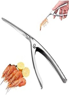 Buy Prawn Peeler Stainess Steel Shrimp Peeler Household Prawn Deveiner and Cleaner Portable Seafood Peeler Kitchen Tools for Lobster, Crawfish, Prawn in Egypt