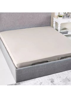 Buy Solid Cotton Super King Fitted Sheet 200x200 cm in Saudi Arabia