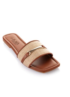 Buy RATTAN LEATHER SLIPPER in UAE