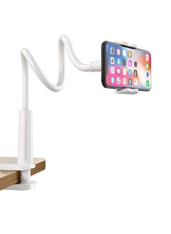 اشتري Flexible Gooseneck Long Arm Lazy Bracket for Phone Tablet Stand Holder Cell Phone Mount Tablet Stand Clip في الامارات