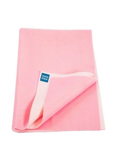 اشتري Reusable Water Proof Cotton Bed Protector Sheet Extra Absorbent Mat Dry Sheets Urine Sheet Dry Mat(Medium Pink)(70Cm X100Cm) في الامارات