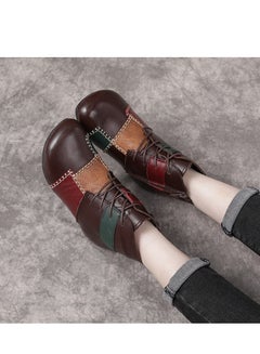 Buy Patchwork Ankle Boots in UAE