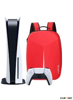 اشتري Travel Handbag For PS5 Console Shockproof Shoulder Bag Red في الامارات