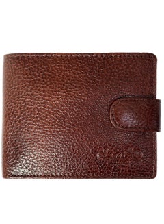 Buy Classic Milano Genuine Leather Wallet Cow NDM G-74 (Brown) by Milano Leather in UAE