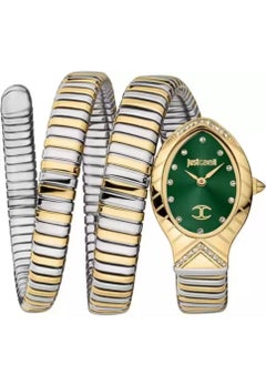 Buy Justcavalli Women's Analog Quartz Watch Stainless Steel Green Dial JC1L248M0065 in UAE