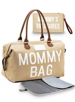 Buy Maternity Labor and Delivery Bag Mommy Diaper Tote Bag with Organizing Pouches and Straps in Saudi Arabia
