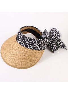 Buy New Fashion Bowtie Straw Hat in UAE