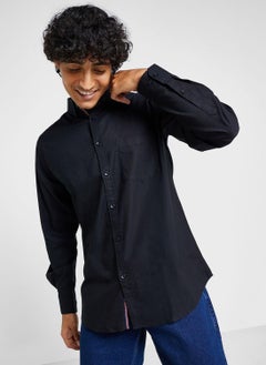 اشتري Cotton-Elastane Casual Single Pocket Shirt في السعودية