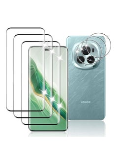 Buy Honor Magic 6 Pro 5G Tempered Glass, 3-Pack Screen Protector & 3-Pack Camera Protector, 9H Hardness Scratch-Resistant Tempered Glass Protector, HD Clear in Saudi Arabia