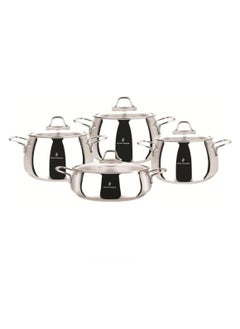 Buy STANLESS STEEL COOKWARE SET SOFRAM 8 PCS in Saudi Arabia