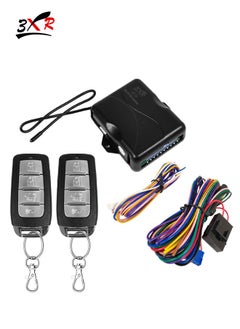 Buy 3XR Universal Car Door Lock Keyless Entry System with Remote Trunk Release, Central Locking, Waterproof Design, Remote Car Locator, and Easy Installation for All Vehicles in Saudi Arabia