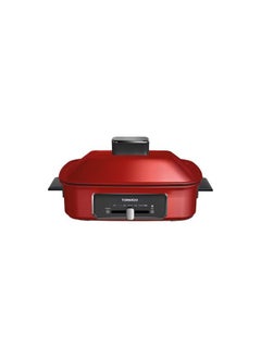 اشتري TORNADO Multi-function Electric Grill 1400 Watt Red TMG-370 في مصر