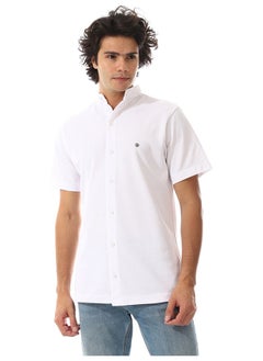 اشتري White Mandarin Trendy Shirt في مصر