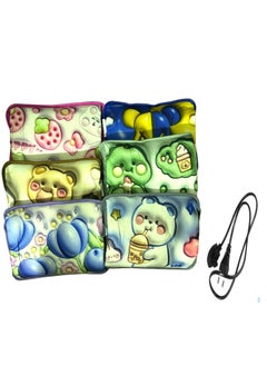 Buy Lifenpure electric rechargeable hot water bag 1 pcs assorted designs colors in UAE