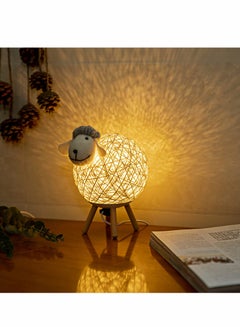 Buy Small Size Lamb Sleep Night Light Usb Rechargeable Bedroom Kids Adult Bedside Decorative Light With Switch in Saudi Arabia