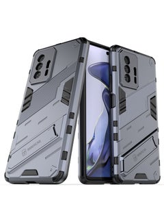 Buy GOLDEN MASK Compatible With Xiaomi Mi11T/Mi 11T Pro Punk Case Anti Protection (Grey) in Egypt