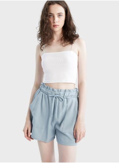 Buy Regular Fit High Waist Short in Saudi Arabia