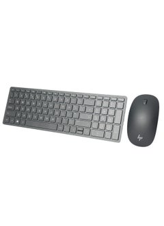 Buy HP Envy Wireless Premium slim Keyboard And Mouse Set Rechargeable 2.4G -Wireless Keyboard and Mouse for Work and Play ENVY-Black. in UAE