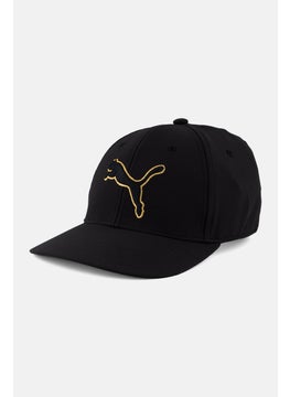 اشتري Men Evercat Dillion 20 Stretch Fit Cap, Black/Gold في السعودية