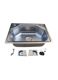 Buy Kitchen sink 62 x 45 cm with drain in Egypt