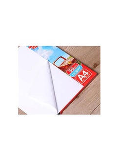 Buy 50 Sheets Pack Waterproof Super Glossy Photo Graphic print Sticker-A4 Size [EZOS-ST026A] in UAE
