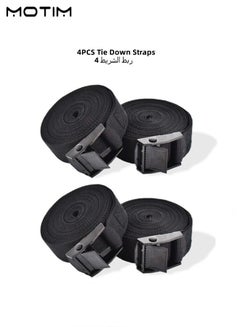 Buy 4 PCS Tie Down Straps Heavy Duty Lashing Straps Adjustable Cam Buckle  Lock Buckle Up to 550lbs for Motorcycle Cargo Trucks Trailer Luggage 1 Meter in UAE