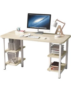 Buy Multi Purpose Study Desk Table With Storage Shelf And Bookshelf in Saudi Arabia