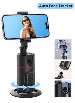 Buy Auto Face Tracking Tripod with Remote Control Smart Selfie Stick Object Tracking Holder Selfie Stick 360° Rotation Smart Shooting Holder Gesture Control for Live Vlog Streaming Video Black Auto Face T in UAE