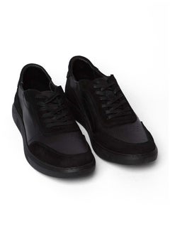 Buy Fancy Genuine Leather Lace-Up Sneakers in Egypt