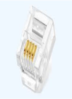 اشتري KNP RJ11 Ethernet Cable Connector is designed for use with telephone lines and is commonly used for connecting devices such as telephones, fax machines, and modems. في الامارات