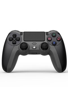 Buy Wireless Controller for PS4/PS4 Slim/PS4 Pro/PC, Anti-Slip Gamepad Hand Joystick with USB Cable & Dual Vibration & Clickable Touchpad & Audio Function & LED Light in Saudi Arabia