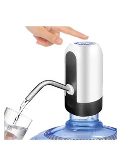 Buy 5 Gallon Water Bottle Pump, USB Charging Portable Electric Water Pump for 2-5 Gallon Jugs USB Charging Portable Water Dispenser for Office, Home, Camping, Kitchen, etc in UAE