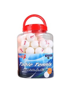 Buy 60 Pcs 3-Star 40mm Table Tennis Balls Ping Pong Balls Practice Training Balls in Saudi Arabia