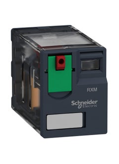 اشتري Schneider Signaling Zelio Relay_ Harmony, Miniature plug-in relay, 12 A, 2 CO, with lockable test button, 24 V AC_ [RXM2AB1B7] في الامارات