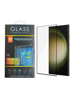 Buy Full Coverage Screen Protector For Samsung Galaxy S23 Ultra [5D CURVED] Full Glue in Saudi Arabia