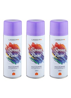 Buy Pack Of 3 Spray Paint Set - 83 Violet in Saudi Arabia