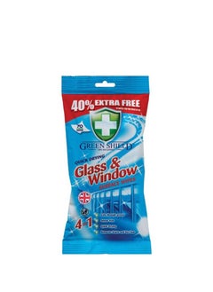 Buy 4-In-1 Glass And Windows Surface Wipes Green in UAE